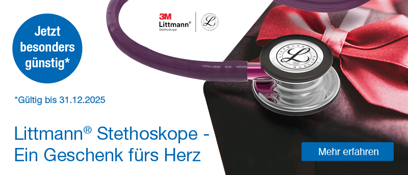 Slider Ein Geschenk fürs Herz. Littmann Stethoskope jetzt besonders günstig